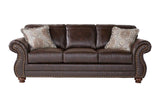 Ridgeline Brownie Modern Contemporary Solid Wood Polished Fabric Upholstery Sofa - Ella Furniture