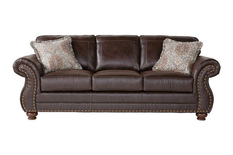 Ridgeline Brownie Modern Contemporary Solid Wood Polished Fabric Upholstery Sofa - Ella Furniture