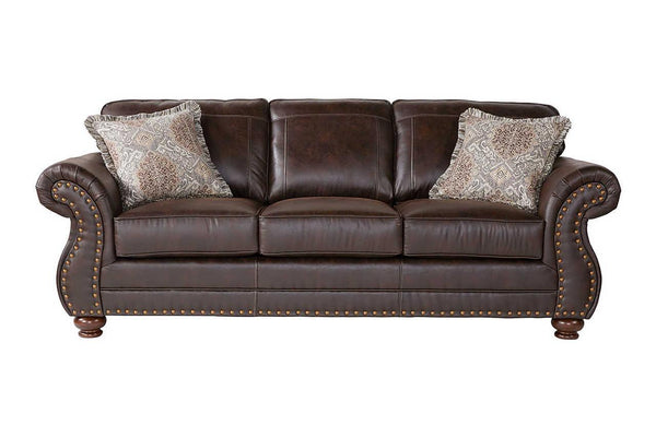 Ridgeline Brownie Modern Contemporary Solid Wood Polished Fabric Upholstery Sofa - Ella Furniture