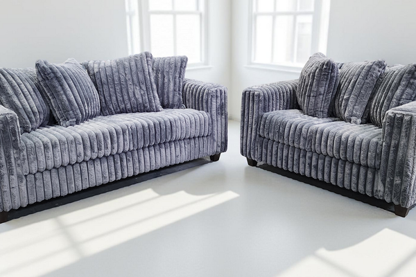 Gia Gray 2-Piece Living Room Set