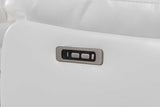 Turbo White Power Reclining Sectional