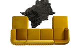 Sicilya Mustard Velvet Sectional