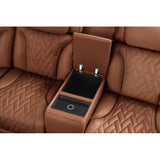Skyline Brown Caramel Power Reclining Sectional