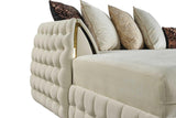 Sicilya Off White Sectional