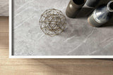Mara White Modern Traditional Contemporary High Gloss Marble Top Wood Extra Nightstand - Ella Furniture