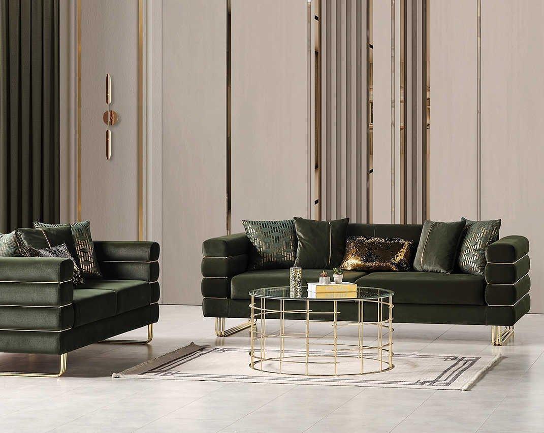Luma Emerald 2-Piece Living Room Set