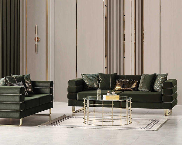 Luma Emerald 2-Piece Living Room Set