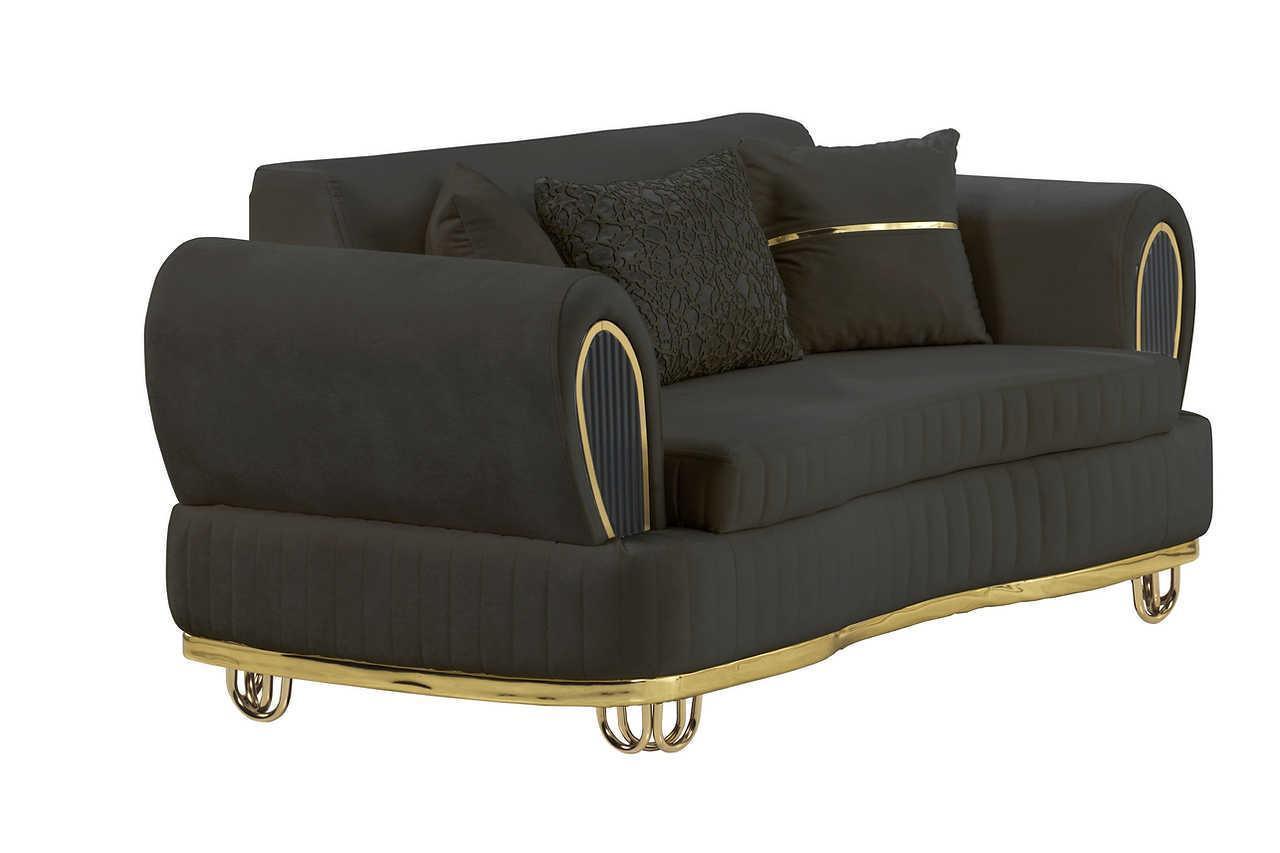 Kelebek Gray Living Room Set