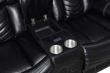 Lucky Charm Black 3-Piece Power Reclining Set