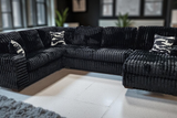 Austin Black 3-Piece Sectional