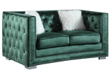 Paris Green Velvet Living Room Set