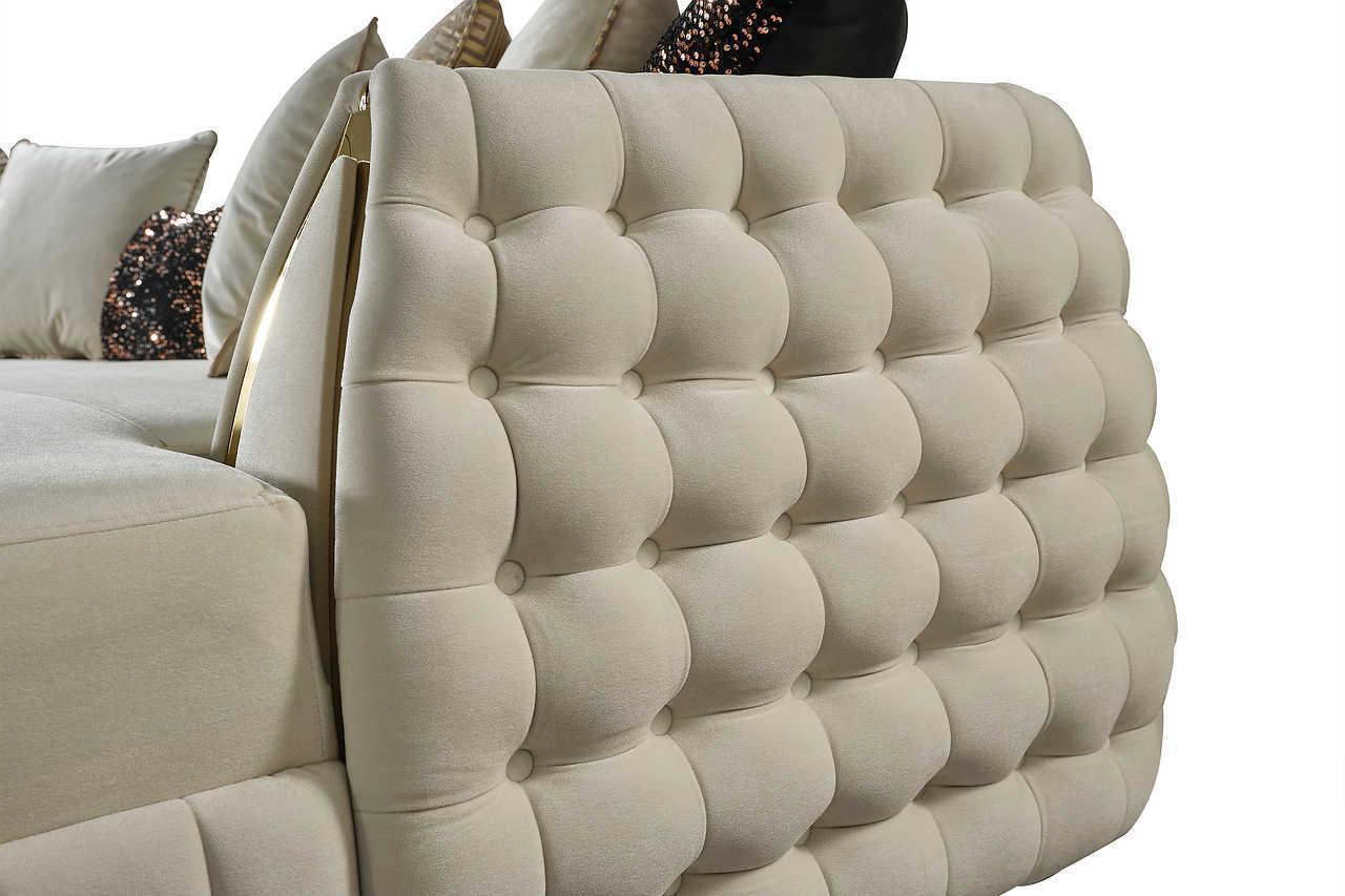 Sicilya Off White Sectional