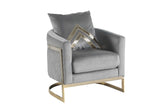 Vista Bonita Gray Velvet Living Room Set