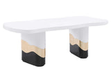 Orion White Black Dining Room Set