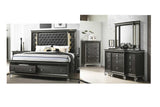 Madrid Dark Gray Dresser & Mirror