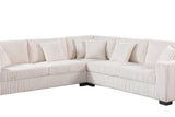 Comfy II Cream 3-Piece Sectional