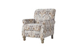 Sandstone Oyster Beige Modern Contemporary Wood, Engineered Wood Fabric Tufted Chair - Ella Furniture