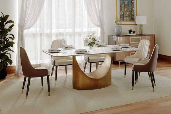 Lexi Glossy White Table