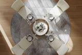 Sami 51" Glass Top Table