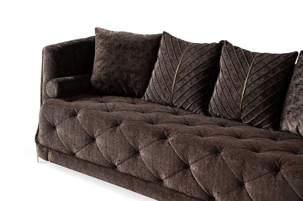 Elit Brown Living Room Set