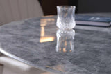 Luxe Faux Marble Dining Table #2