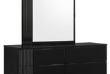 Modena Black LED Panel Bedroom Set