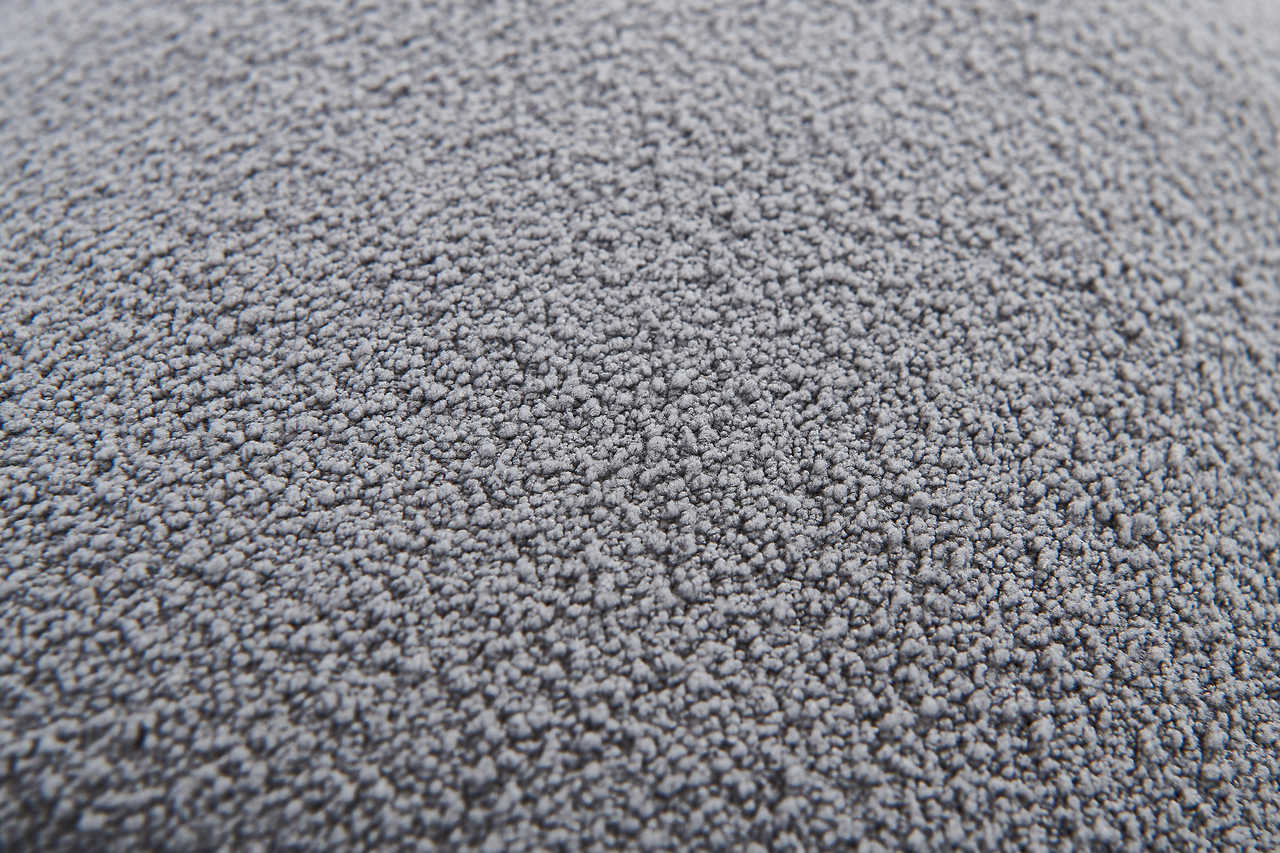 Bubbles Gray Upholstered Platform King Bed
