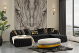 Sicilya Black Sectional