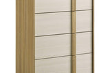 Maya Natural LED Panel Bedroom Set