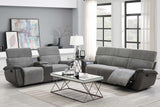 Twist Grey 3-Piece Reclining Set