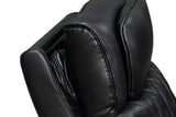 Skyline Black Leather 2-Piece Power Reclining Set