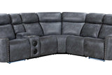 Romi Grey Power Reclining Sectional