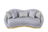 Olena Dove Gray 2-Piece Living Room Set