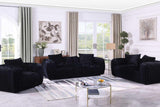 Eli Black Fabric Chair