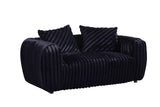 Eli Black Fabric Chair