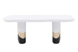 Orion White Black Dining Room Set