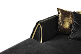 Sicilya Black Sectional