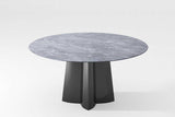 Luxe Faux Marble Dining Table #1