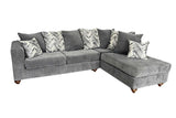 Zander Gray Fabric Sectional