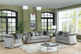 Curamo Grey Velvet Living Room Set