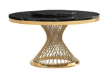Unico Black Gold Dining Table