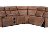 Romi Brown Power Reclining Sectional