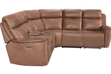 Romi Brown Power Reclining Sectional