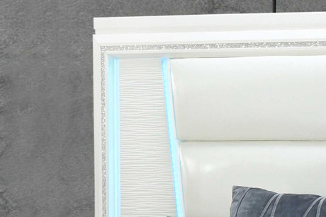 Aanya White Nightstand - Ella Furniture
