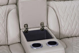 Skyline Beige Leather Power Recliner