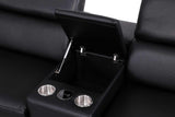 Picasso Black 6-Piece 2 Power Reclining Sectional