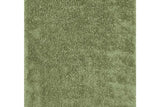 Afro Shag Lime Green Modern Transitional Art Silk Shine Rug - Ella Furniture