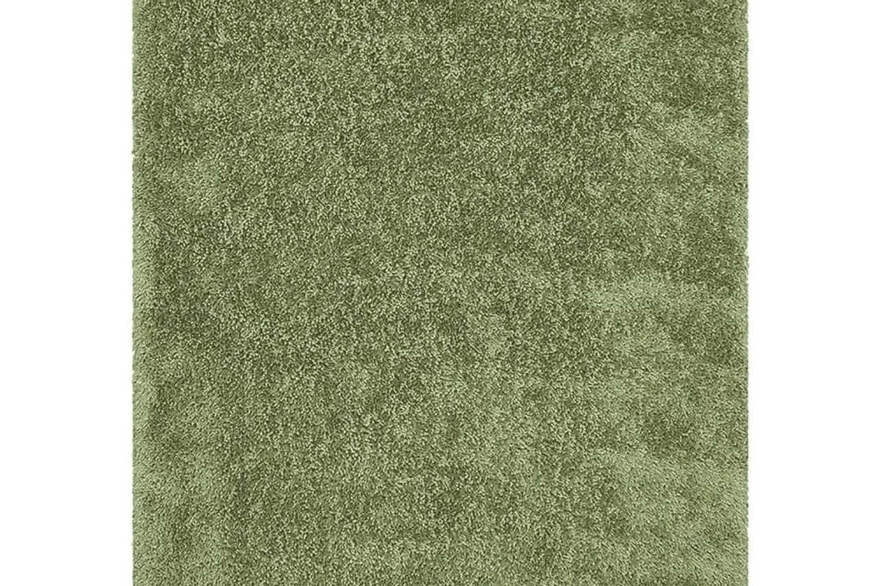 Afro Shag Lime Green Modern Transitional Art Silk Shine Rug - Ella Furniture