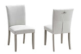 Urban Gray Upholstered Dining Room Set