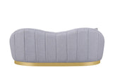 Olena Dove Gray 2-Piece Living Room Set